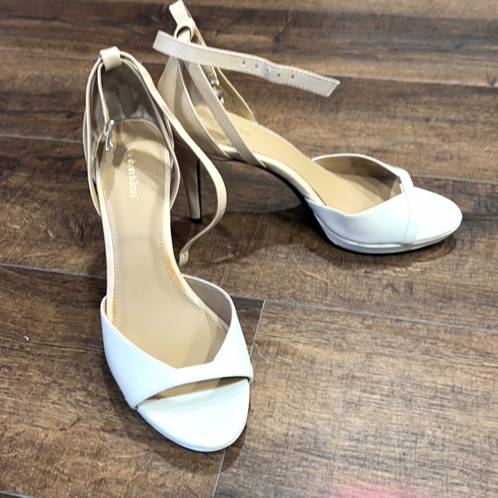 Calvin Klein Dress Pumps - Ivory & Beige - Size 8.5 - New Condition
